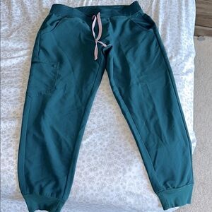 FIGS| Zamora jogger pants| Caribbean blue| medium petite